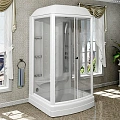 Душевая кабина Radomir Диана 108х118 1-05-1-0-0-0641 поддон с каркасом и сифоном, функция Пар, FM-приемник, освещение, вентиляция, профиль белый Душевая кабина Radomir Диана 108х118 1-05-1-0-0-0641 поддон с каркасом и сифоном, функция Пар, FM-приемник, освещение, вентиляция, профиль белый