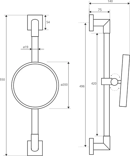 Зеркало косметическое Bemeta BETA 132201172 Зеркало косметическое Bemeta BETA 132201172