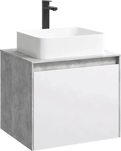 Фасад тумбы под раковину AQWELLA Mobi MOB0706W цвет белый, 60 см Фасад тумбы под раковину AQWELLA Mobi MOB0706W цвет белый, 60 см