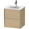 Картинка анонса товара «тумба под раковину duravit xviu xv41310b171 подвесная 51 см средиземноморский дуб»