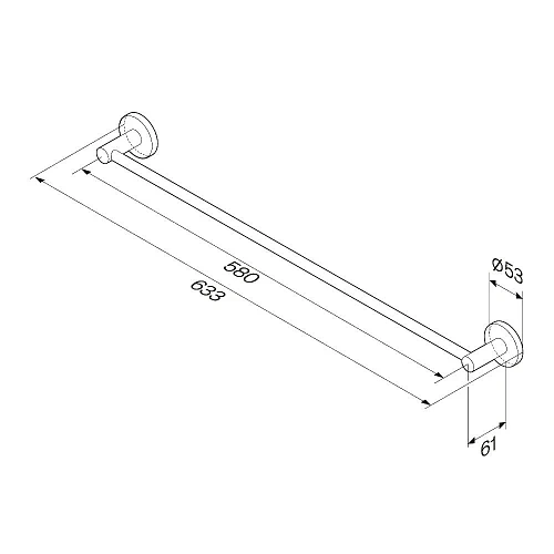 Полотенцедержатель AM.PM X-Joy A85A346422, черный Полотенцедержатель AM.PM X-Joy A85A346422, черный