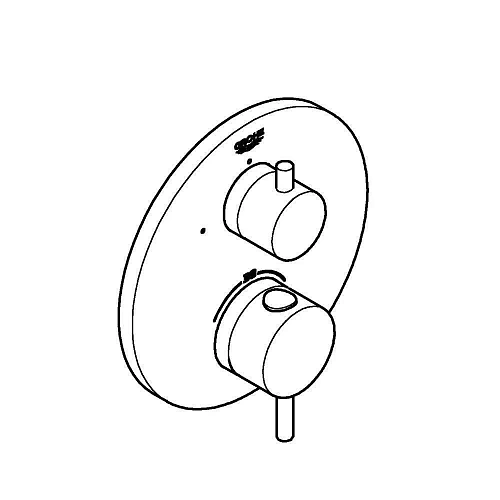 Смеситель для душа GROHE Atrio, хром (24134003) внешняя часть термостата Смеситель для душа GROHE Atrio, хром (24134003) внешняя часть термостата