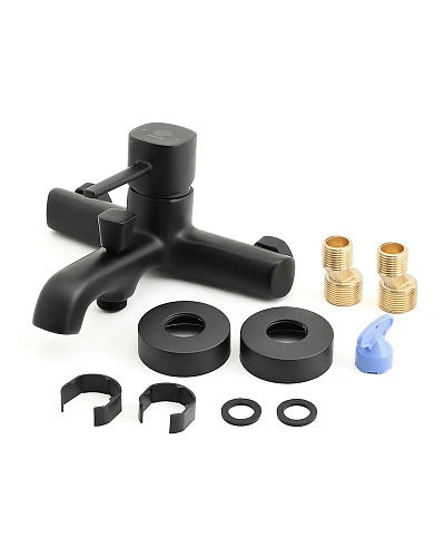 Смеситель для ванны Orange Karl M05-100b матовый черный Смеситель для ванны Orange Karl M05-100b матовый черный