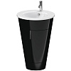 Картинка анонса товара «тумба под раковину duravit starck 1 s1952004040 напольная 56 см черный»