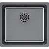 Кухонная мойка Paulmark YUNI 49 UN YU49-GM, вороненая сталь, 490х440мм Кухонная мойка Paulmark YUNI 49 UN YU49-GM, вороненая сталь, 490х440мм