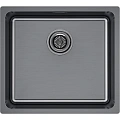 Кухонная мойка Paulmark YUNI 49 UN YU49-GM, вороненая сталь, 490х440мм Кухонная мойка Paulmark YUNI 49 UN YU49-GM, вороненая сталь, 490х440мм