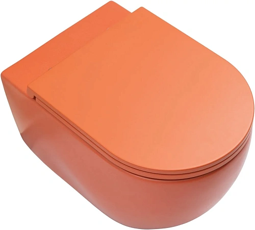 Унитаз подвесной Allen Brau Reality 4.32015.TE сиденье с микролифт терракот Унитаз подвесной Allen Brau Reality 4.32015.TE сиденье с микролифт терракот