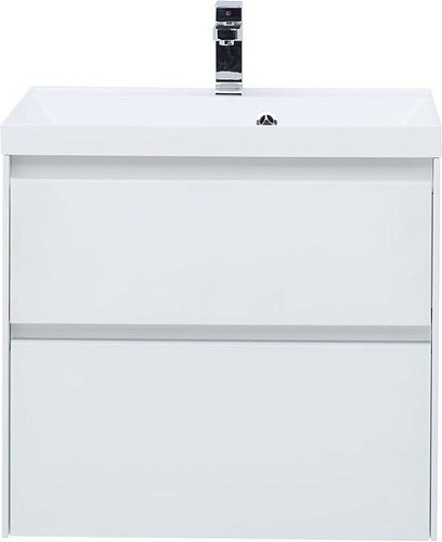 Тумба под раковину Aquanet Гласс 60 белый 00196961 Тумба под раковину Aquanet Гласс 60 белый 00196961