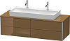 Картинка анонса товара «тумба под раковину duravit xsquare xs4915m6161 140 см коричнево-оливковый глянцевый»