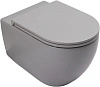 Унитаз подвесной Allen Brau Reality 4.32015.SG сиденье с микролифт серый матовый