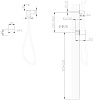Гигиенический душ ABBER Rund AF8725B черный матовый Гигиенический душ ABBER Rund AF8725B черный матовый
