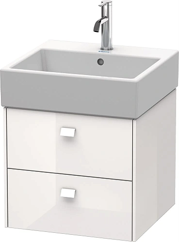 Тумба под раковину Duravit Brioso BR415202222 подвесная 48 см белый глянцевый Тумба под раковину Duravit Brioso BR415202222 подвесная 48 см белый глянцевый
