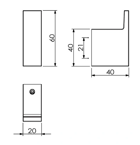 Крючок Kludi VELA C 3198405 хром Крючок Kludi VELA C 3198405 хром