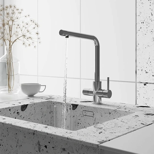 Смеситель для кухни Paini Cox 78CR557PEKM гибкий излив Смеситель для кухни Paini Cox 78CR557PEKM гибкий излив