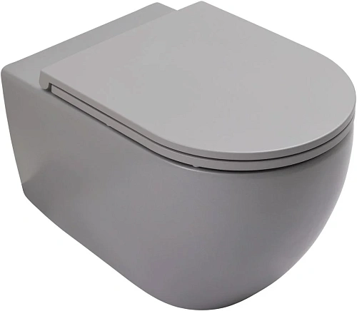 Унитаз подвесной Allen Brau Reality 4.32015.SG сиденье с микролифт серый матовый Унитаз подвесной Allen Brau Reality 4.32015.SG сиденье с микролифт серый матовый