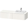 Картинка анонса товара «тумба под раковину duravit happy d.2 plus hp4944r2222 подвесная 160 см белая»