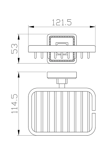 Мыльница Wonzon & Woghand бронза (WW-7224) Мыльница Wonzon & Woghand бронза (WW-7224)