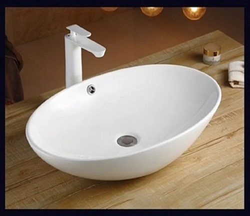 Раковина CeramaLux D1104 накладная, белый Раковина CeramaLux D1104 накладная, белый