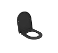 Крышка-сиденье Ambassador Queen 112T20201 (толстое) черное матовое Крышка-сиденье Ambassador Queen 112T20201 (толстое) черное матовое