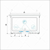 Картинка анонса товара «душевой уголок rgw passage pa-41 p (pa-11 + 2z-050-2) 010841152-011p»