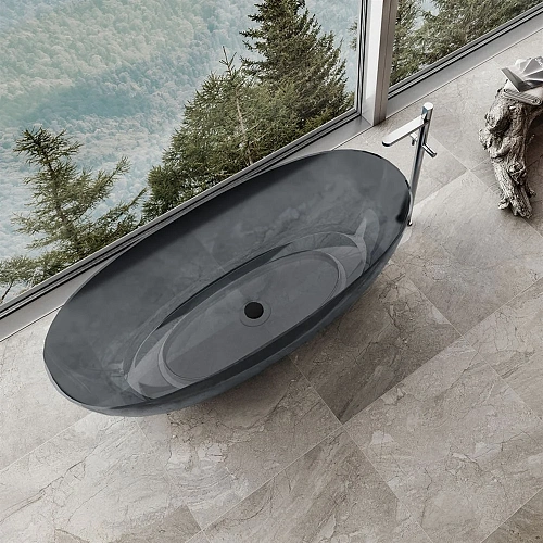 Ванна отдельностоящая Vincea VBT-6T01B, 1700x750x550, цвет черный Ванна отдельностоящая Vincea VBT-6T01B, 1700x750x550, цвет черный