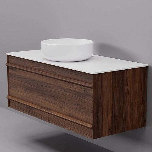 Тумба с раковиной ArtDecco Bridget 100 ABR10W22S300 черный орех Тумба с раковиной ArtDecco Bridget 100 ABR10W22S300 черный орех