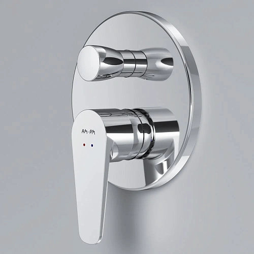 Смеситель для ванны AM.PM Inspire F5085000 с душем встраиваемый Смеситель для ванны AM.PM Inspire F5085000 с душем встраиваемый