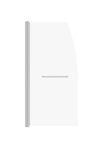 Шторка на ванну Taliente 75x150см, распашная, прозрачное стекло 6мм, профиль хром TA-7515CP Шторка на ванну Taliente 75x150см, распашная, прозрачное стекло 6мм, профиль хром TA-7515CP