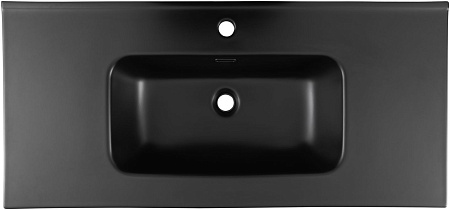 Раковина Aquanet Flat 100 черная матовая 00329257 Раковина Aquanet Flat 100 черная матовая 00329257