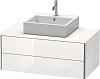 Тумба под раковину Duravit XSquare XS491102222 100 см белая глянцевый