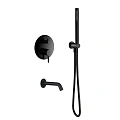 Душевая система AQUAme AQM8406MB черный матовый Душевая система AQUAme AQM8406MB черный матовый