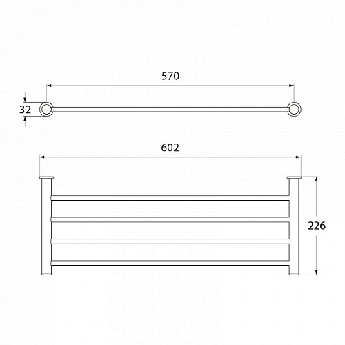 Полотенцедержатель IDDIS Renior (L0410A) Полотенцедержатель IDDIS Renior (L0410A)