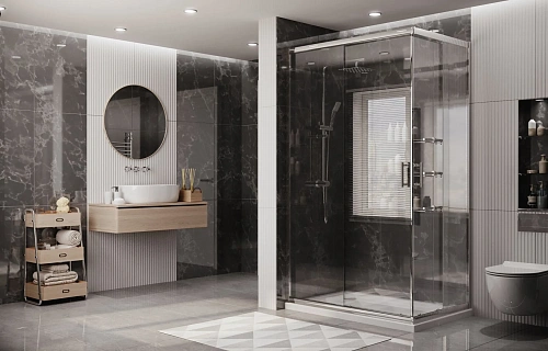 Душевой уголок Ambassador Kingston 14011101 (1200x800x2000) Душевой уголок Ambassador Kingston 14011101 (1200x800x2000)