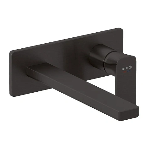 Смеситель для раковины Kludi RENON 42245N275 настенный для внутренней части 38241 оружейная сталь Смеситель для раковины Kludi RENON 42245N275 настенный для внутренней части 38241 оружейная сталь