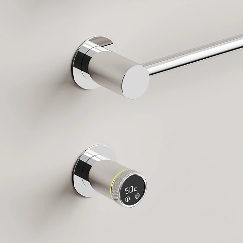 Полотенцесушитель электрический SANCOS Linea SC14001CH встраиваемый хром Полотенцесушитель электрический SANCOS Linea SC14001CH встраиваемый хром