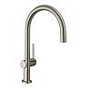Картинка анонса товара «смеситель для кухни hansgrohe 220, 1jet 72804800, под сталь»