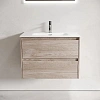 Тумба под раковину Sancos Libra LB70EG 690х450х500 дуб галифакс натуральный, подвесная Тумба под раковину Sancos Libra LB70EG 690х450х500 дуб галифакс натуральный, подвесная