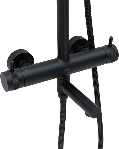 Душевая система Allen Brau Priority 5.31A10-31 черный матовый Душевая система Allen Brau Priority 5.31A10-31 черный матовый