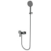 Картинка анонса товара «смеситель для душа aquame imola aqm6713gm 3 режима, серый матовый»