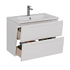 Тумба под раковину Lemark MIANO 80 см подвесная, белый LM06M80T Тумба под раковину Lemark MIANO 80 см подвесная, белый LM06M80T