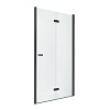 Картинка анонса товара «душевая дверь new trendy new soleo black складные r 100x195 d-0226a (черный)»