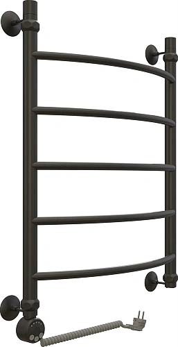 Полотенцесушитель электрический EWRIKA Сафо D 70х50 L, чёрный матовый 465636 Полотенцесушитель электрический EWRIKA Сафо D 70х50 L, чёрный матовый 465636