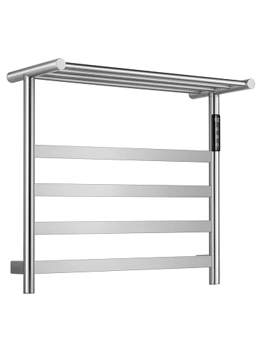 Полотенцесушитель электрический Wonzon & Woghand с полкой, брашированный никель (WW-A402-BR) Полотенцесушитель электрический Wonzon & Woghand с полкой, брашированный никель (WW-A402-BR)