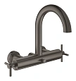 Смеситель для ванны GROHE Atrio New, темный графит матовый (25010AL3) Смеситель для ванны GROHE Atrio New, темный графит матовый (25010AL3)