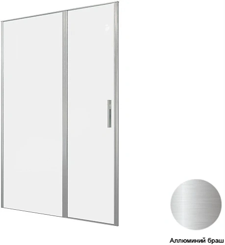 Душевая дверь Allen Brau Priority 140 3.31035.BA серебро браш Душевая дверь Allen Brau Priority 140 3.31035.BA серебро браш
