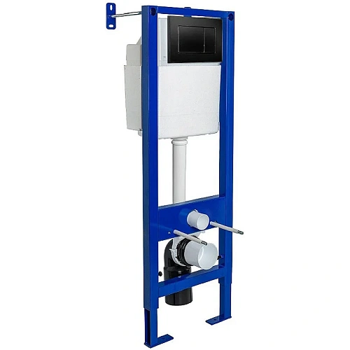 Инсталляция для унитаза Berges Аtom Line 410 кнопка Soft Touch черная, 040332 Инсталляция для унитаза Berges Аtom Line 410 кнопка Soft Touch черная, 040332