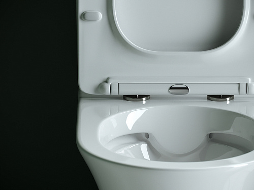 Чаша напольного унитаза Ceramica Nova STAR Rimless CN1904-B белый с сиденьем Чаша напольного унитаза Ceramica Nova STAR Rimless CN1904-B белый с сиденьем