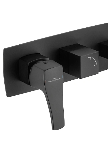 Смеситель для ванны Wonzon & Woghand FLEX встраиваемый, черный матовый (WW-88889072-MB) Смеситель для ванны Wonzon & Woghand FLEX встраиваемый, черный матовый (WW-88889072-MB)
