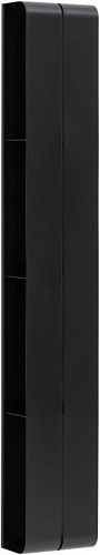 Полка Aquanet Магнум 20x130 черная матовая, вертикальная 00302228 Полка Aquanet Магнум 20x130 черная матовая, вертикальная 00302228