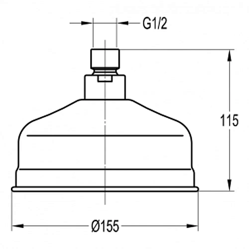 Верхний душ Swedbe Terracotta 2561 Верхний душ Swedbe Terracotta 2561